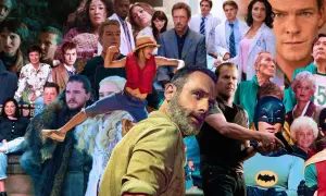 Collage di personaggi iconici di serie tv anni 2000: da House a Game of Thrones, passando per The Walking Dead e Batman.