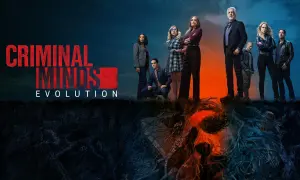Il team di Criminal Minds Evolution affronta un nuovo, terrificante caso. Il logo rosso e nero domina la scena.
