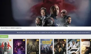 Un sito web offre una vasta selezione di film per tutti i gusti, con anteprime di titoli come "The Old Guard 2" e "Heads of State".