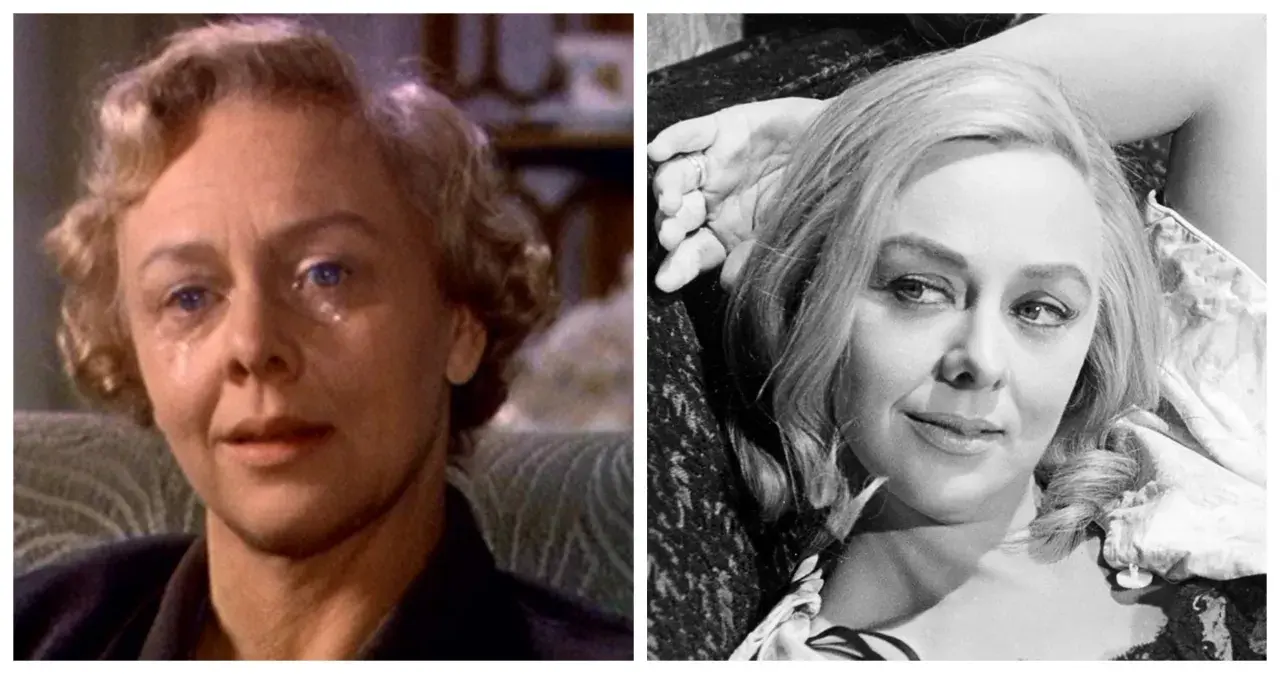 Il cast di Marnie: due volti di Tippi Hedren, uno in lacrime, l'altro con un sorriso enigmatico.