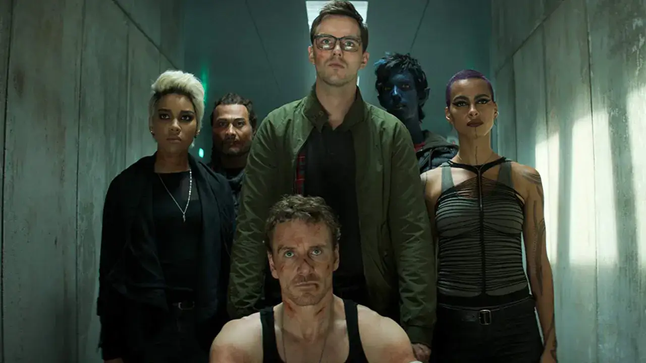 Il cast di X-Men Le Origini - Wolverine: Mystique, Blob, Havok, Beast, Angel e Wolverine.